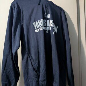 Navy Yankee Hooded Sweatshirt